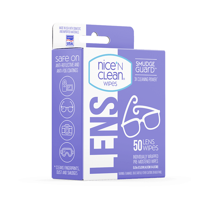 Lens Wipes | Ammonia-Free Formula | Streak-Free Cleaning