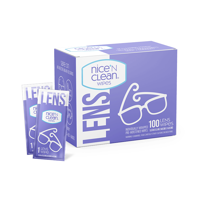 Lens Wipes | Ammonia-Free Formula | Streak-Free Cleaning