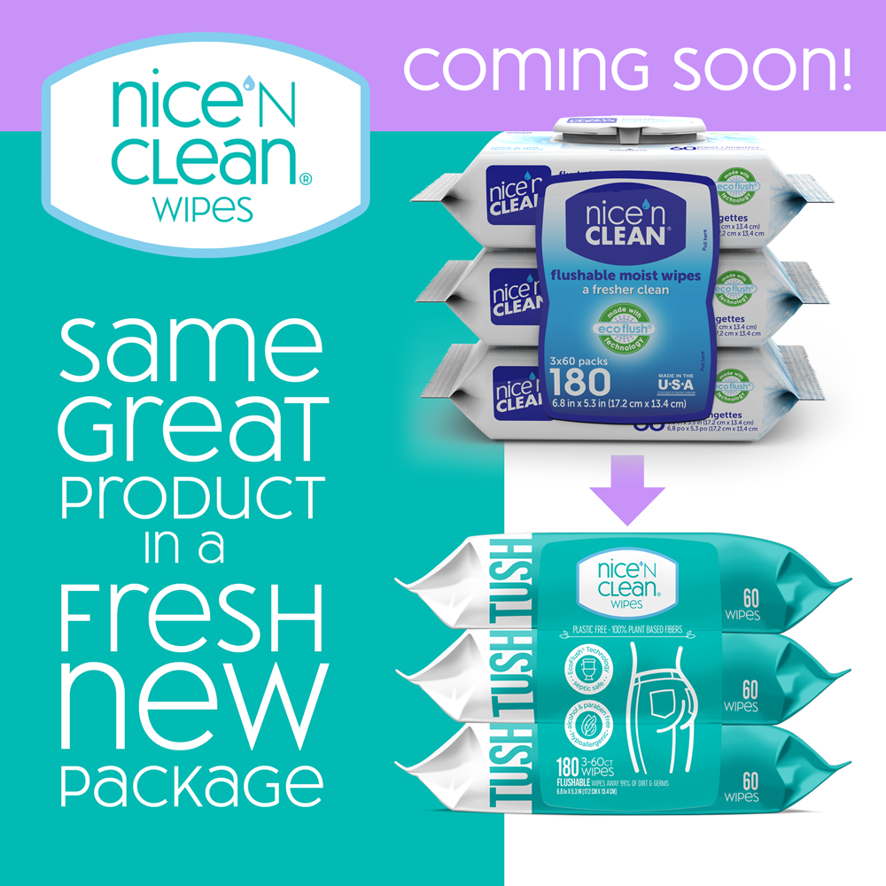 Flushable Wipes | Septic Safe Wipes | Nice 'N CLEAN